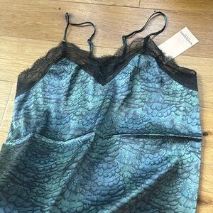 Scotch and soda feather print cami